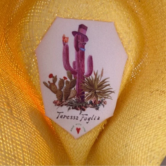 Teressa Foglia / Natural Boho Straw Hat - Picture 6 of 6